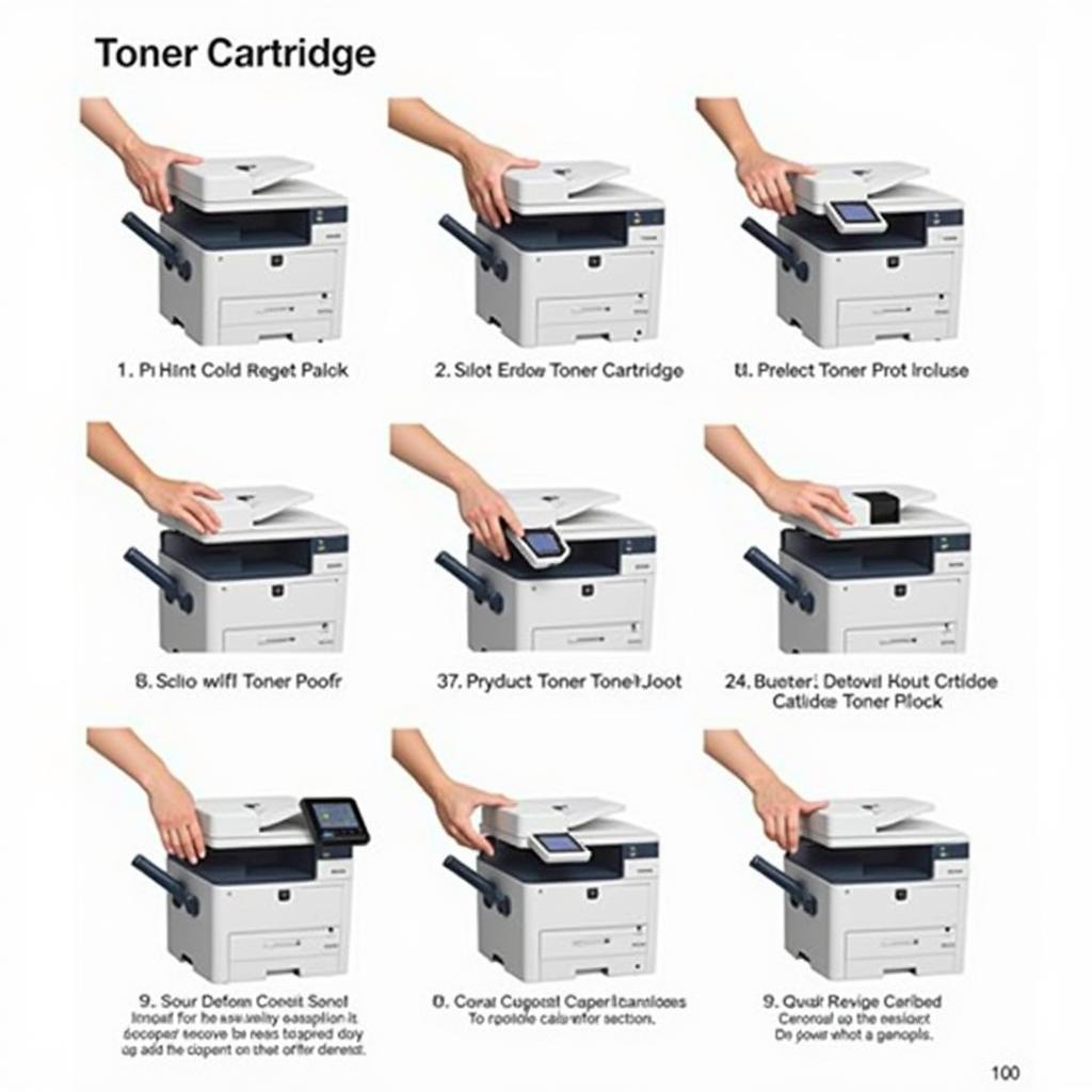 Replacing Toner Cartridge for Aficio SP3510