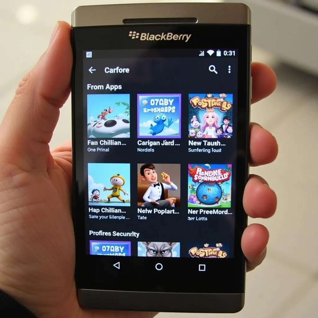 Sử dụng Amazon Appstore trên Blackberry Passport