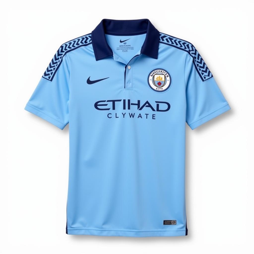 Áo đấu Man City 2016 sân nhà