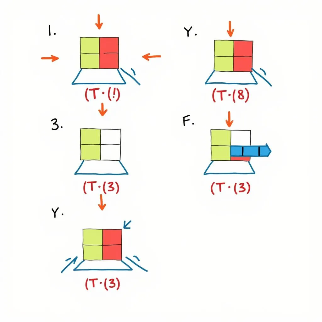 Áp dụng công thức Rubik 2x2