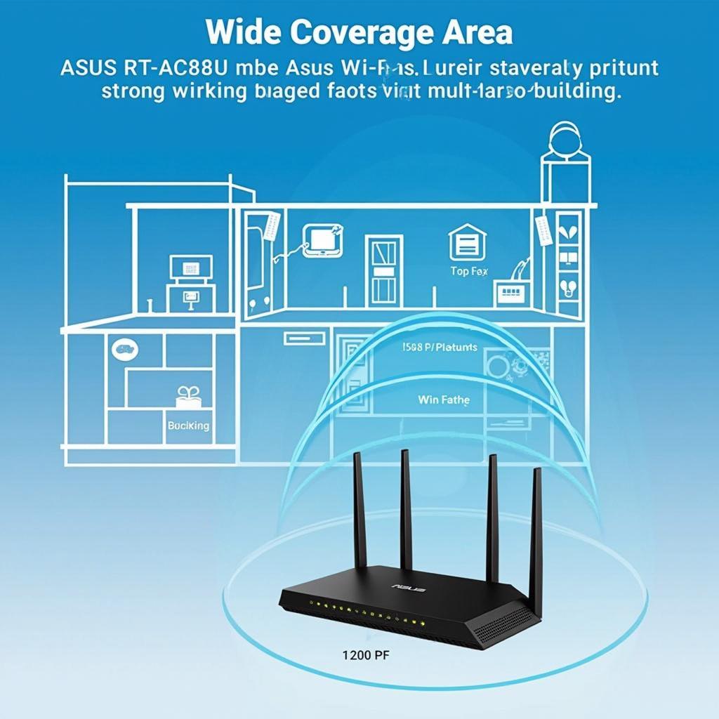 Asus RT-AC88U Coverage Area