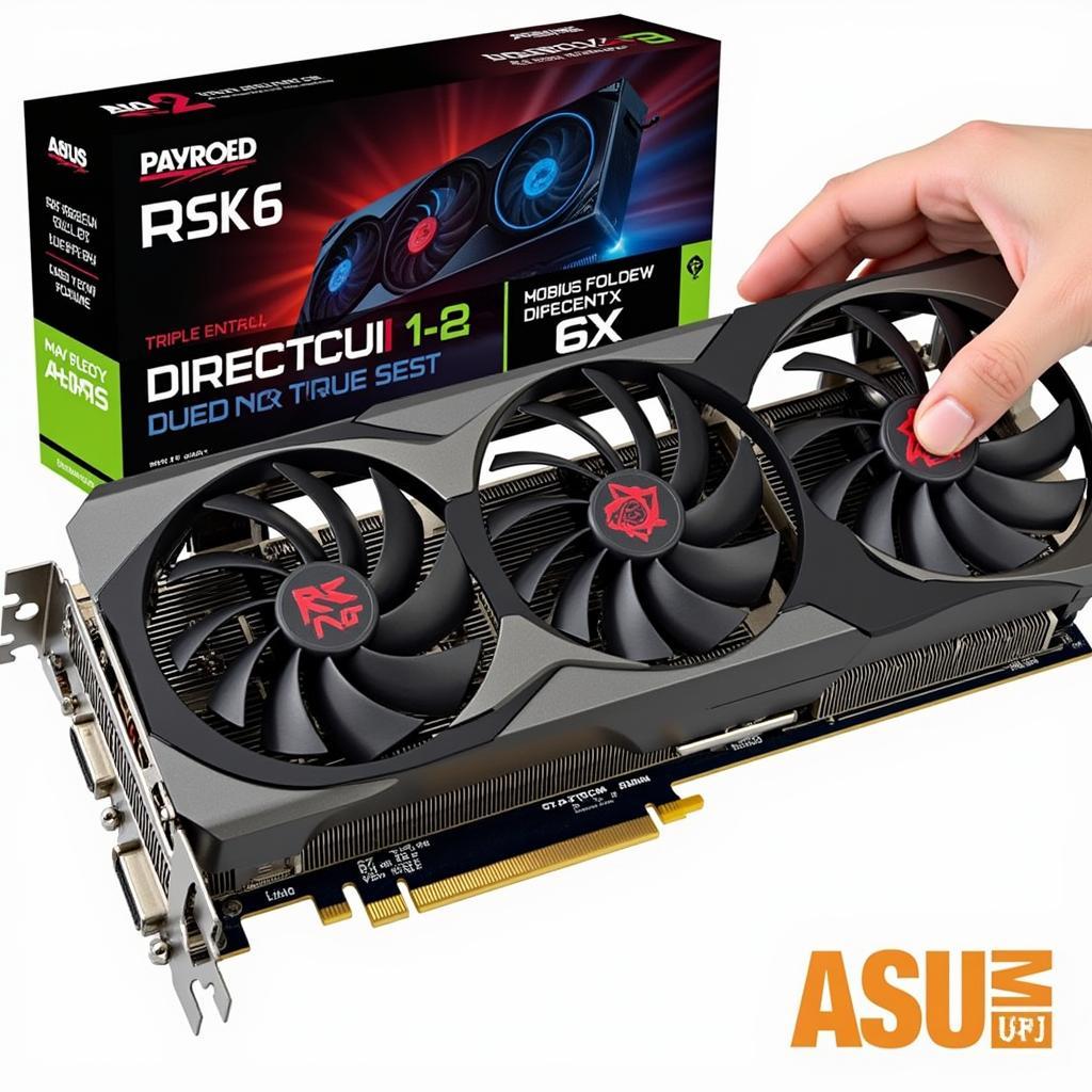 Hệ thống tản nhiệt DirectCU II trên Asus RX Vega 64