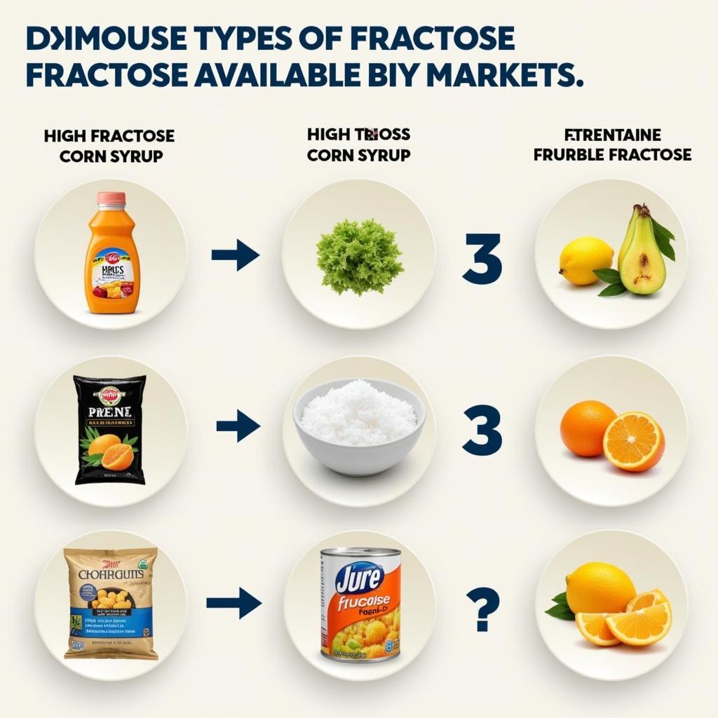 Các loại đường fructose trên thị trường