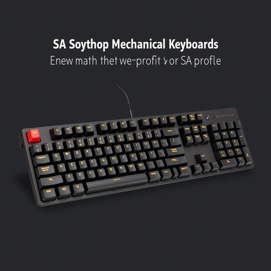 Bàn phím cơ Keychron với Keycap SA Profile