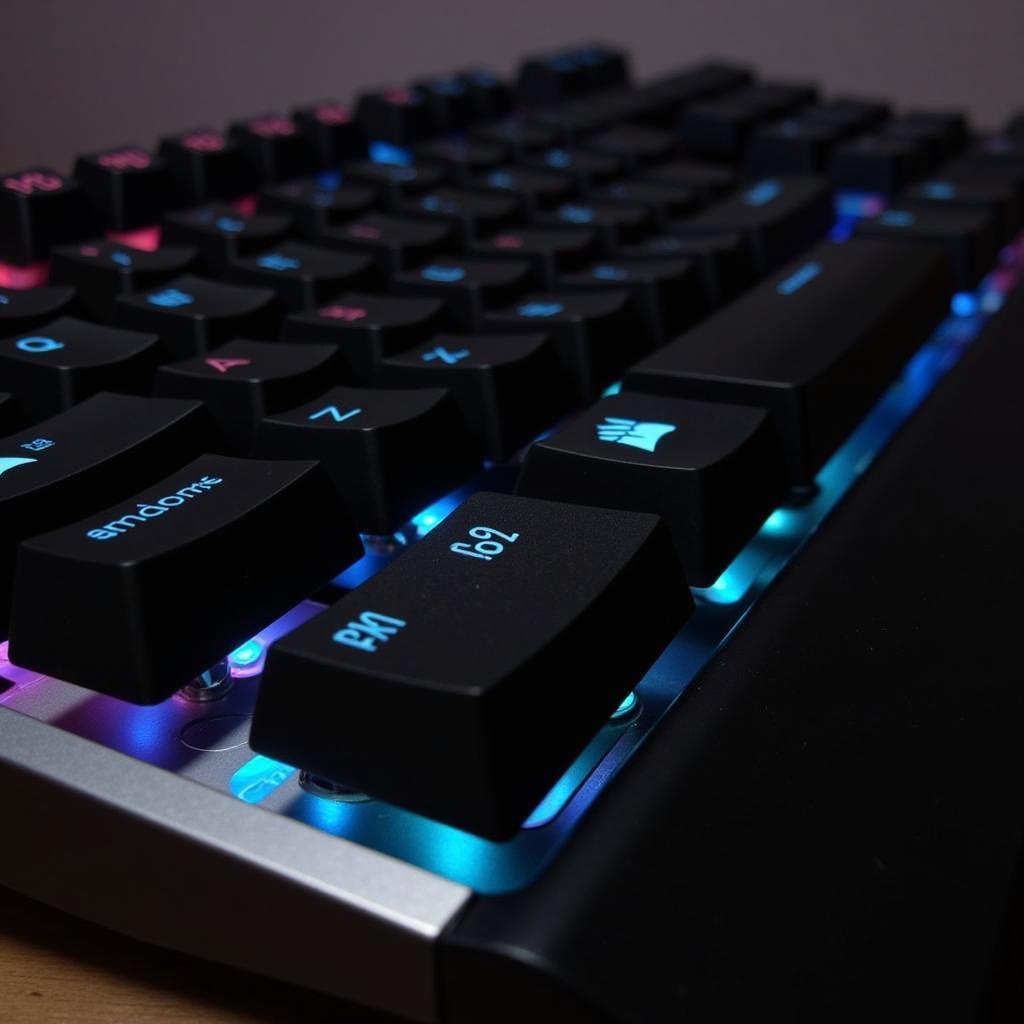 Bàn phím Corsair K95 Platinum RGB với hệ thống đèn LED rực rỡ