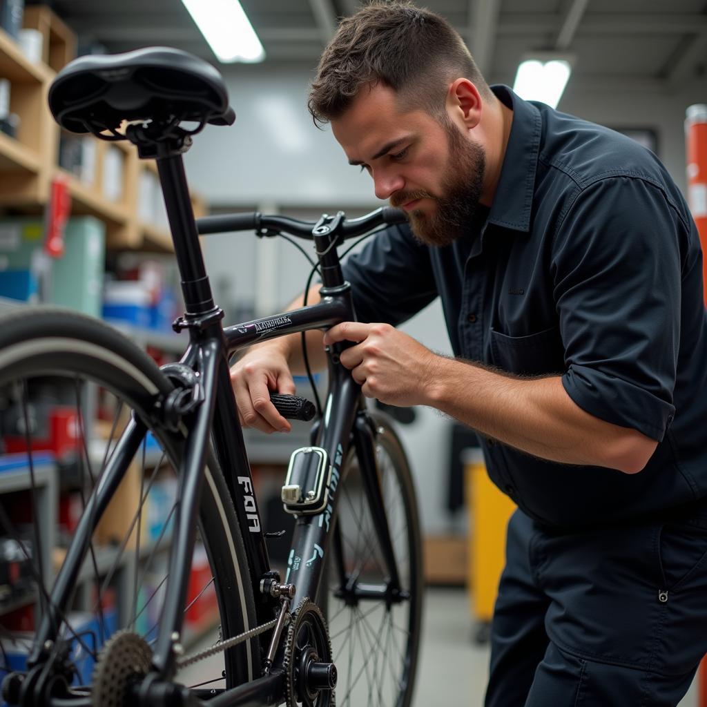 Regular bicycle maintenance 