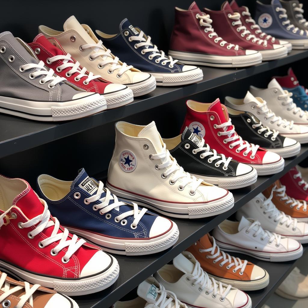 Biến tấu giày Converse