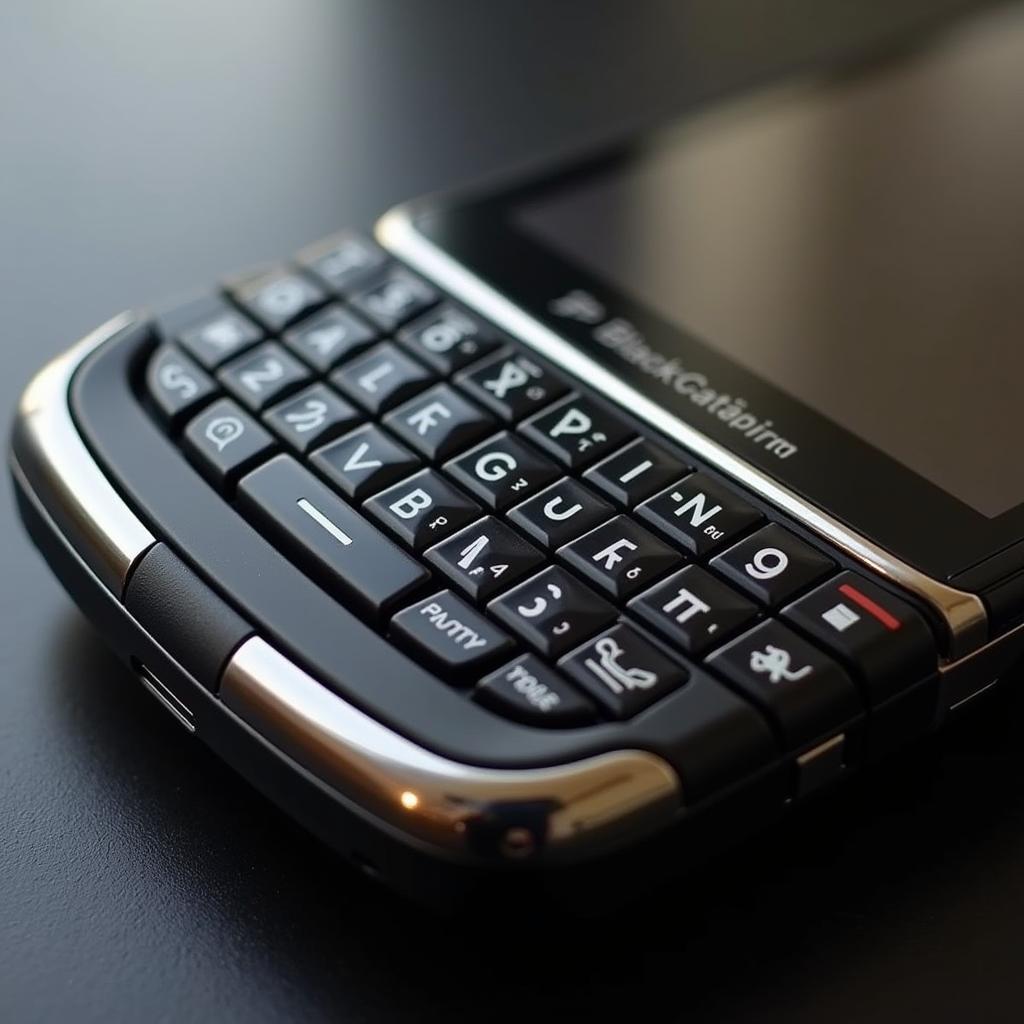 Blackberry với bàn phím QWERTY đặc trưng