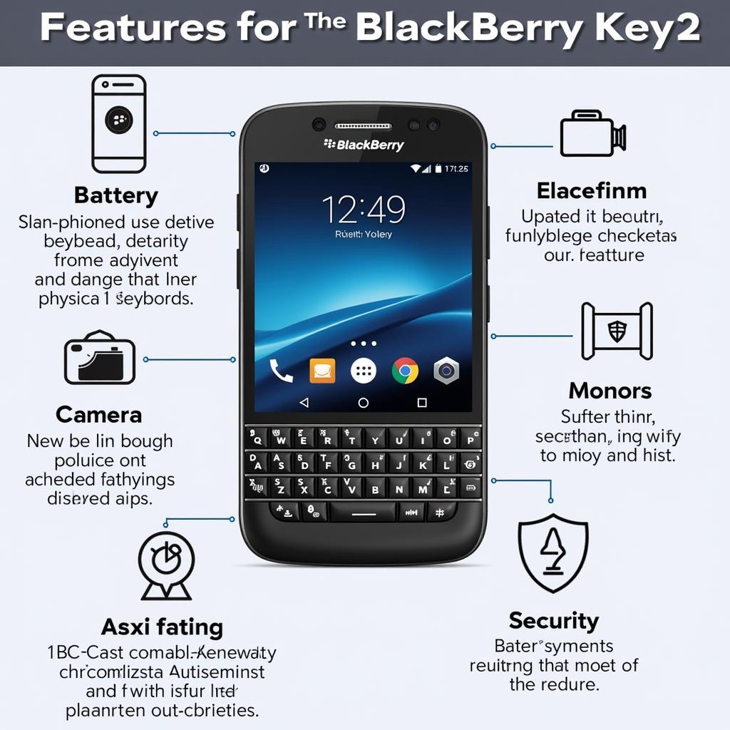 BlackBerry Key2 Quốc Tế Tính Năng Nổi Bật