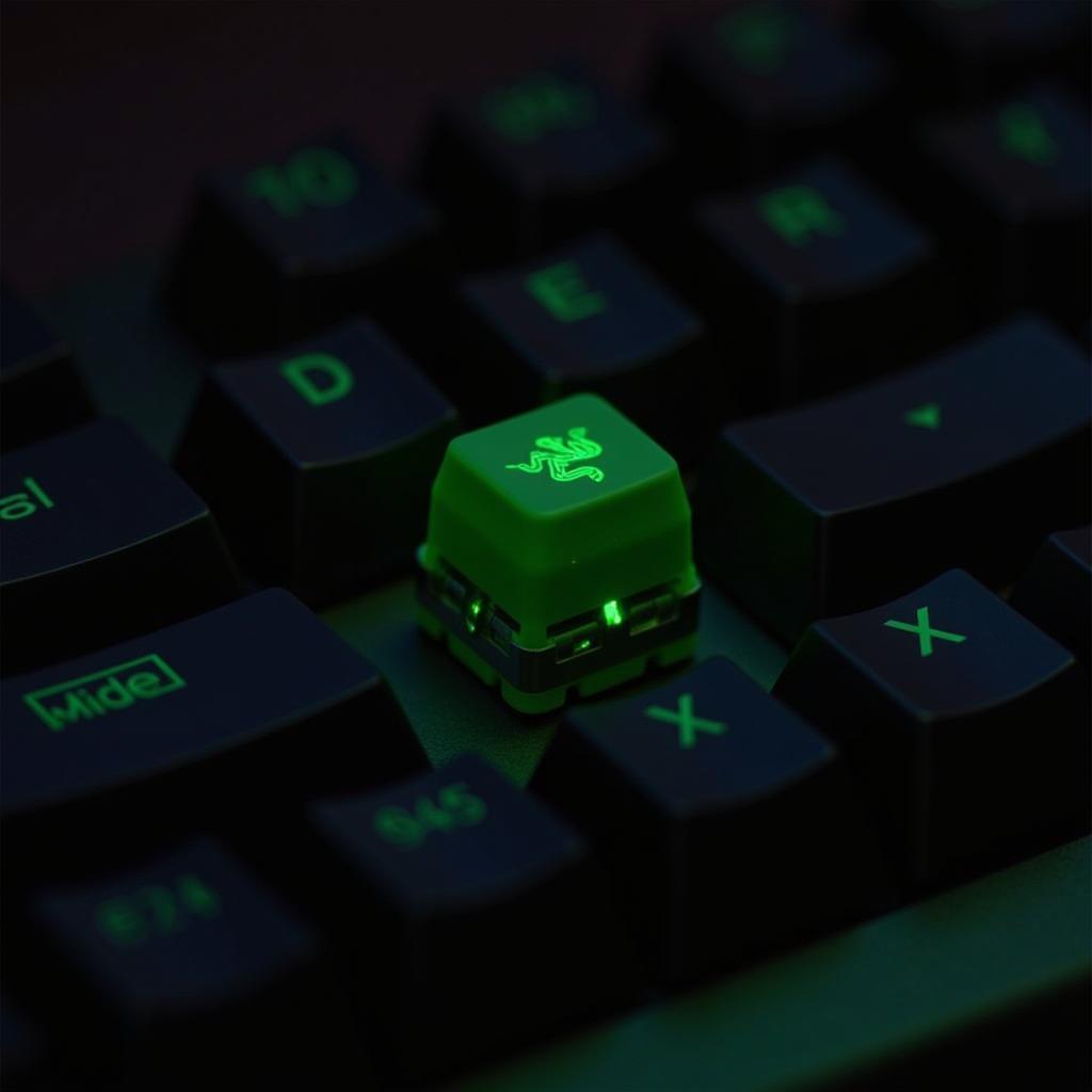 Bàn phím cơ Razer BlackWidow X Chroma với switch cơ học