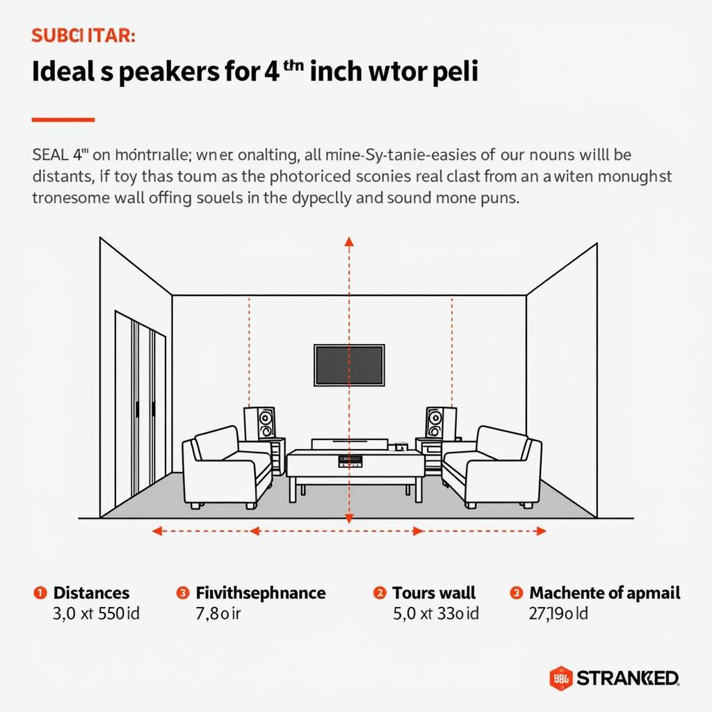 Optimal Placement for JBL 4-inch Speakers