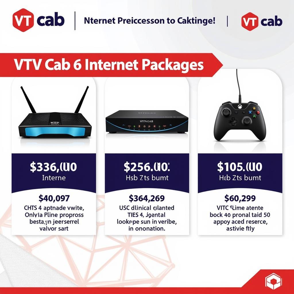 Các gói cước internet VTVcab phổ biến