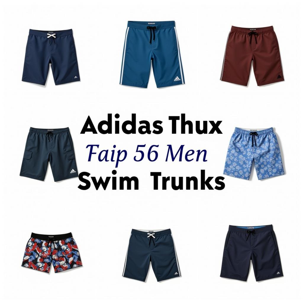 Các kiểu quần bơi Adidas cho nam