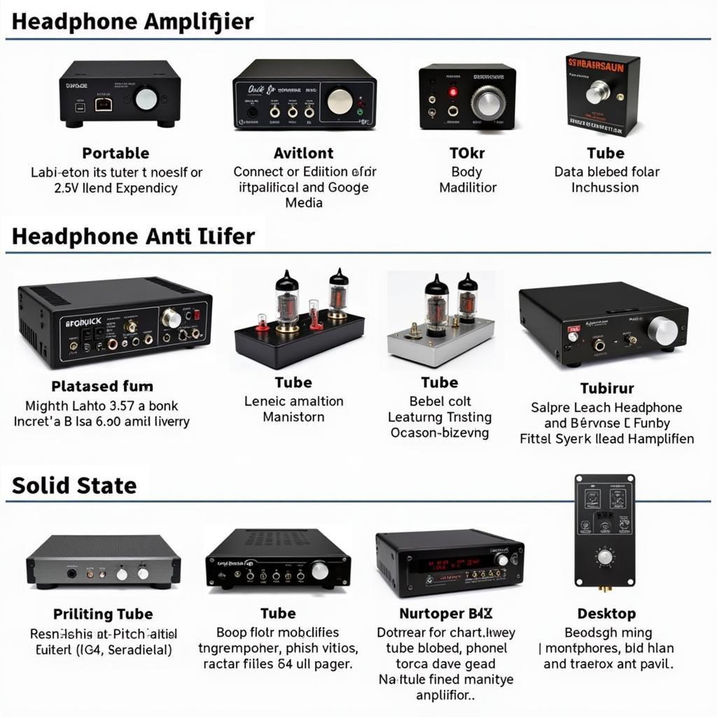 Types of Headphone Amplifiers