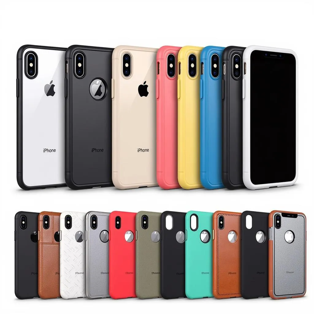 Các loại case iPhone X HCM