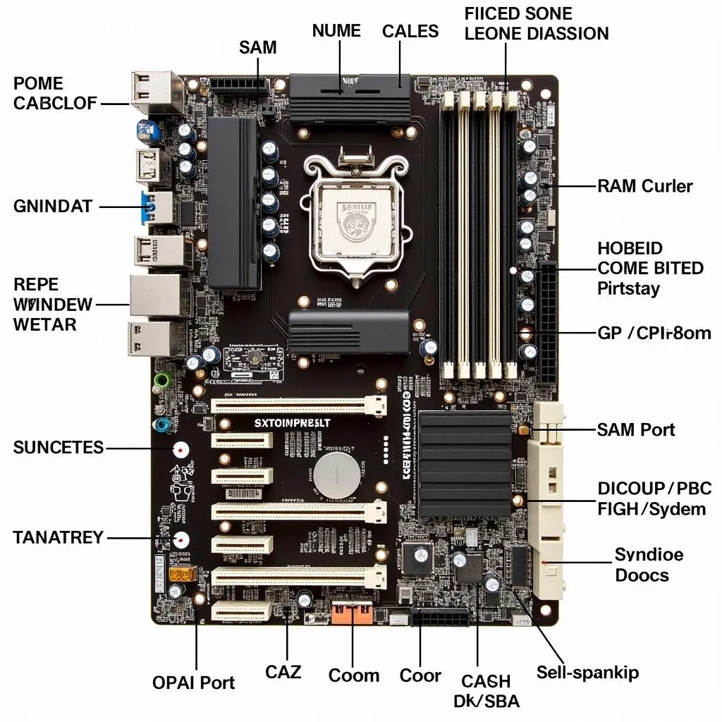 Các loại khe cắm trên H61 Mainboard