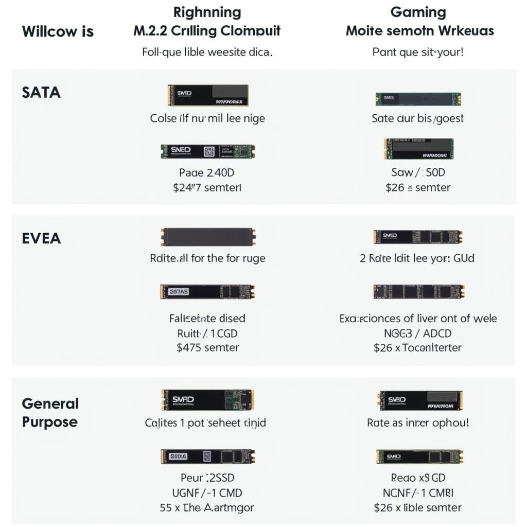 Phân loại M.2 SSD Combo