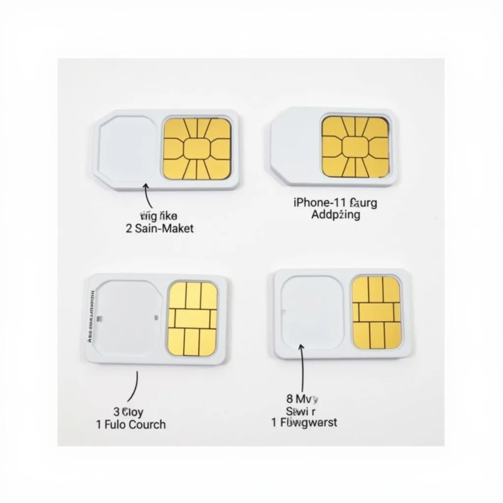 Các loại sim ghép iPhone phổ biến