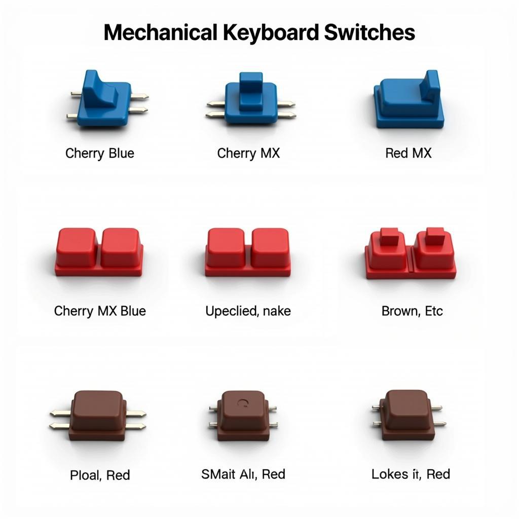 Các loại switch phím cơ