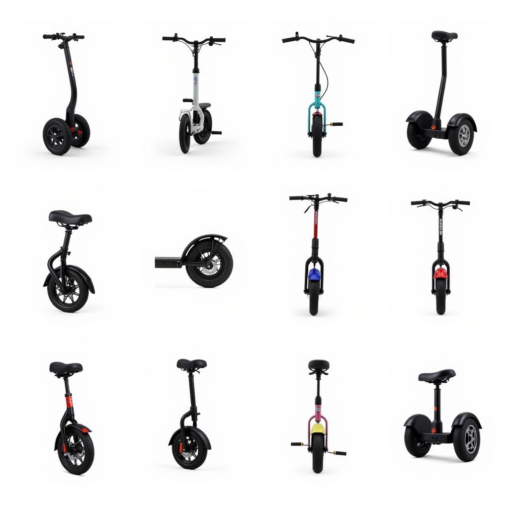 Types of electric unicycles