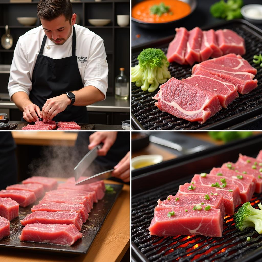 Cách chế biến bò Kobe và bò Wagyu