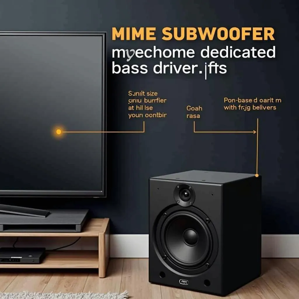 Kết nối loa subwoofer để tăng cường âm bass