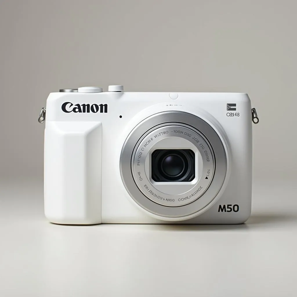 Canon M50 trắng thiết kế