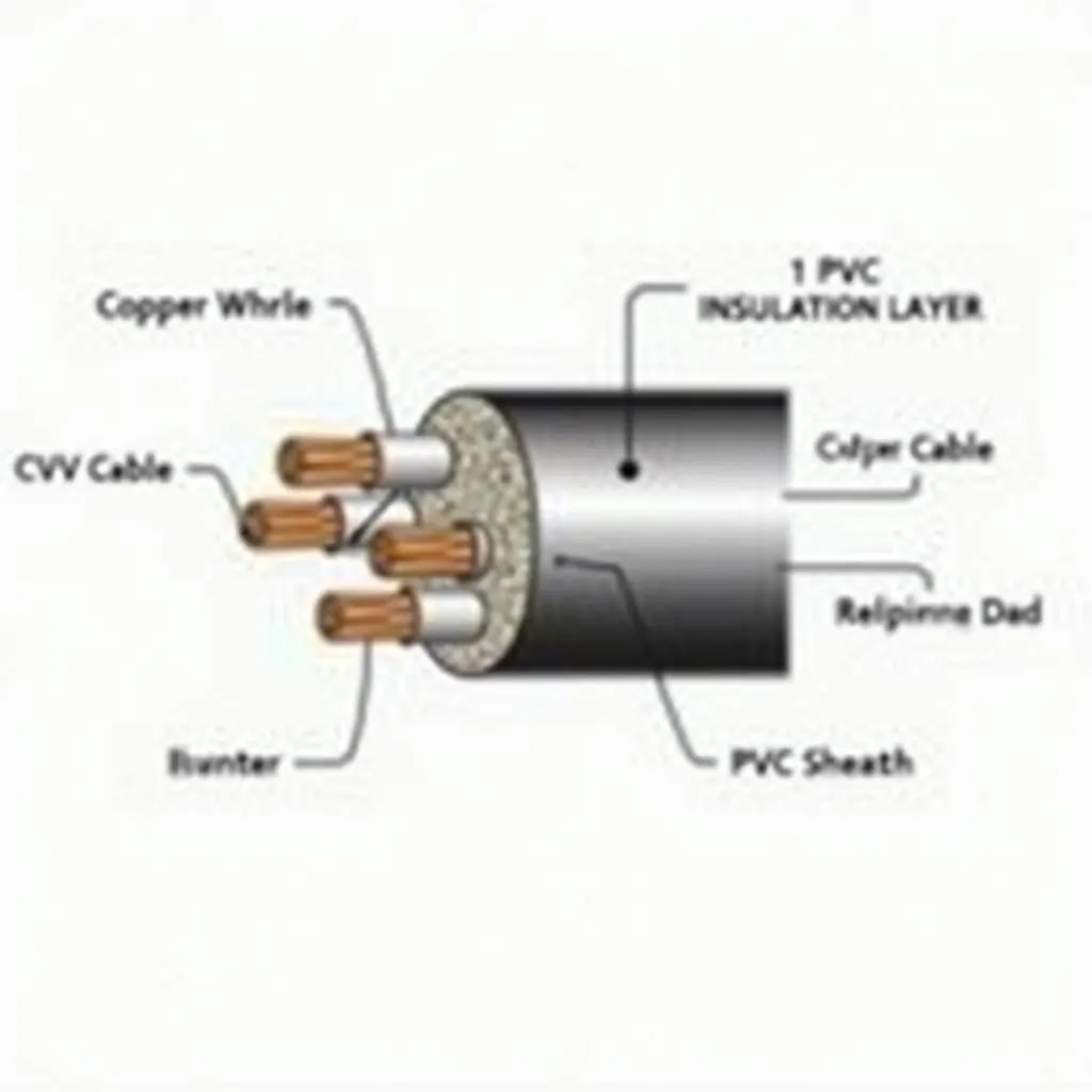 Cấu Tạo Cáp CVV