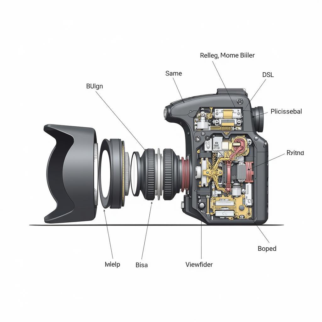 Cấu tạo máy ảnh DSLR