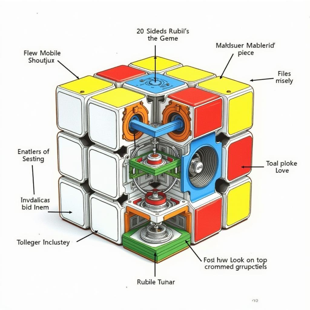 Cấu tạo rubik 20 mặt