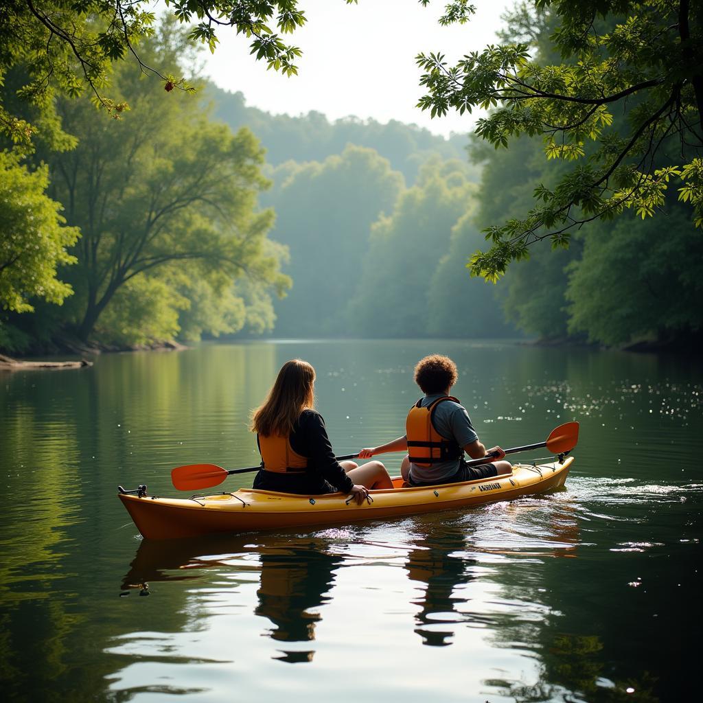 Chèo thuyền kayak