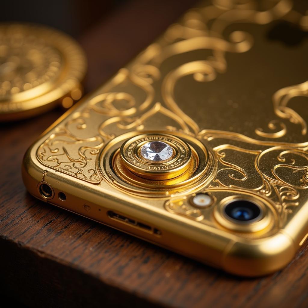 Chi Tiết Tinh Xảo Của iPhone 5 Golden Armor Classic