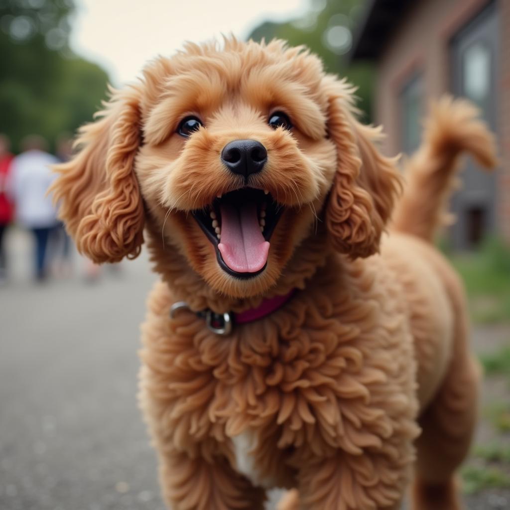 Chó Poodle sủa nhiều