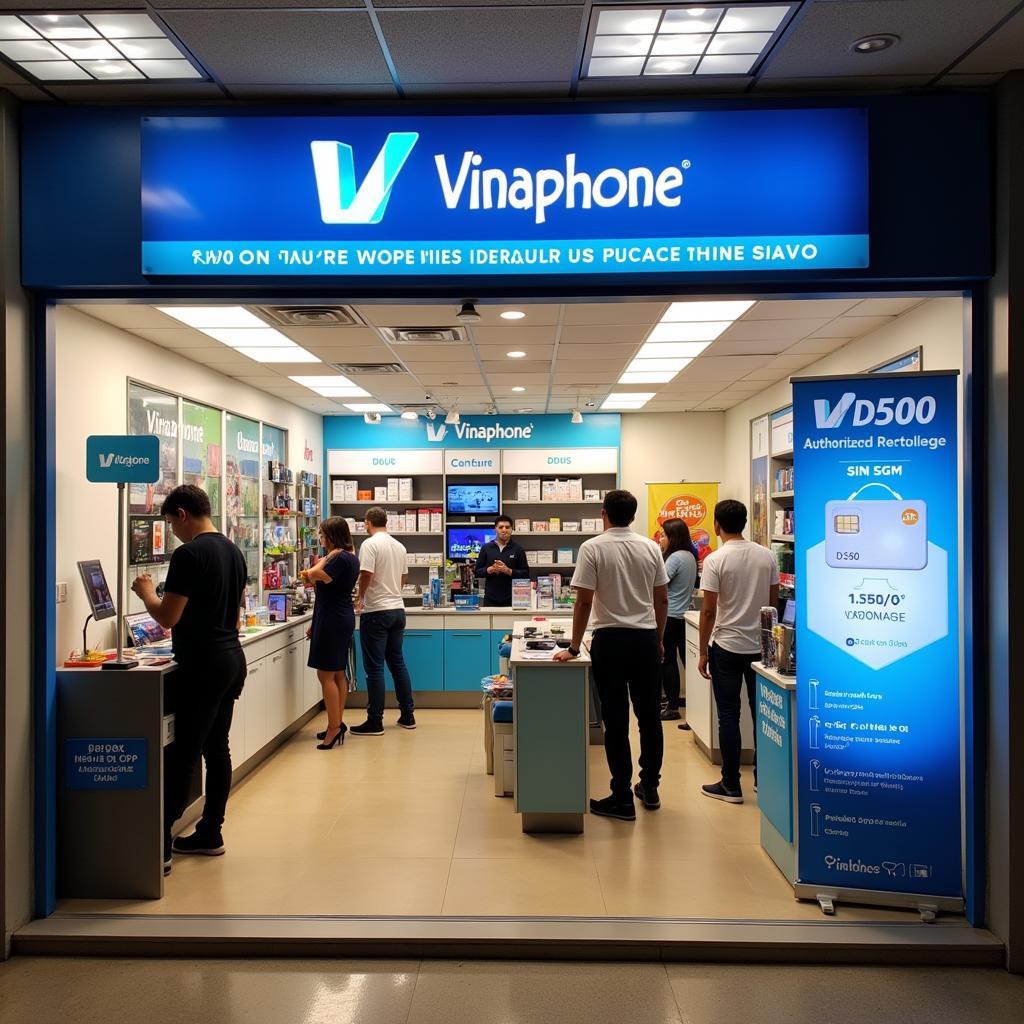 Cửa hàng bán sim 4G Vinaphone D500 chính hãng