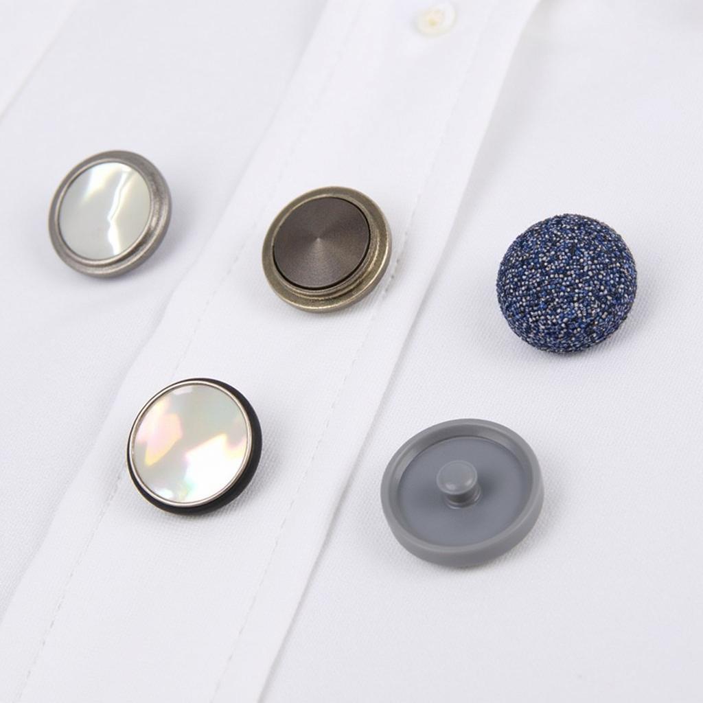 Shirt Cuff Buttons Materials