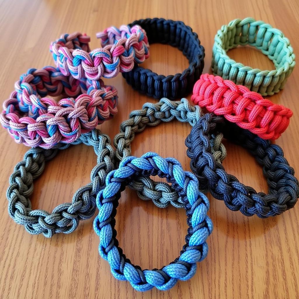 Các kiểu thắt vòng tay paracord