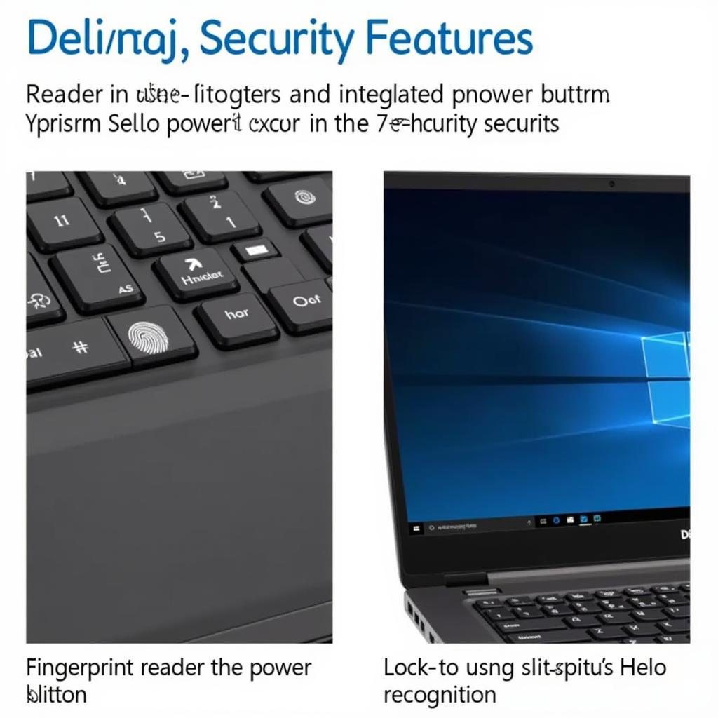 Dell Latitude 5290 2 in 1 Security Features