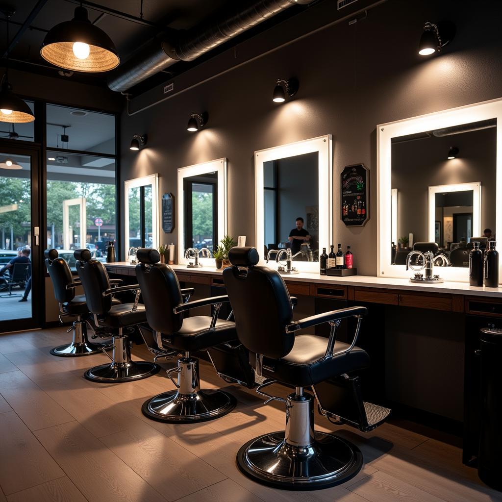 Đèn barber hiện đại