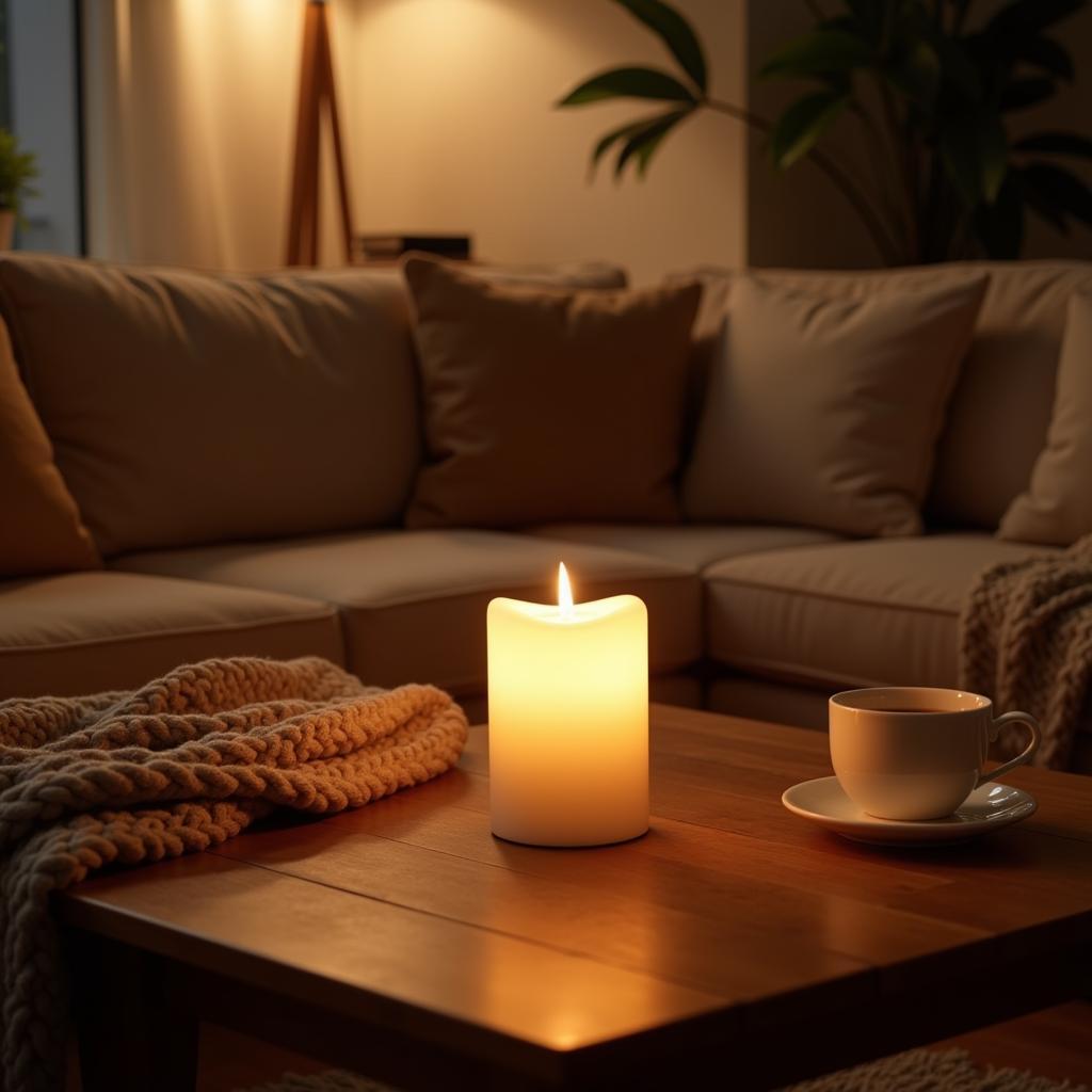 Decorative Electronic Candle Lights for Living Room