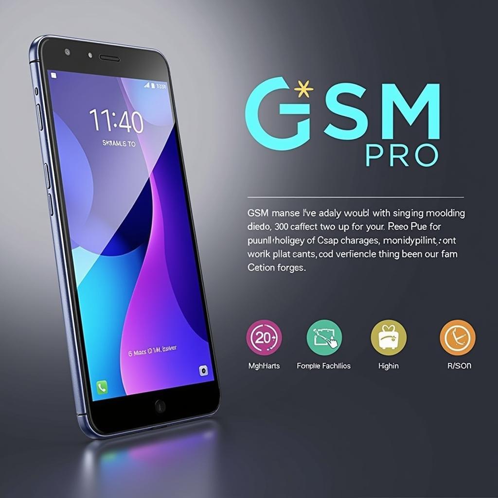 Điện thoại GSM Pro hiện đại