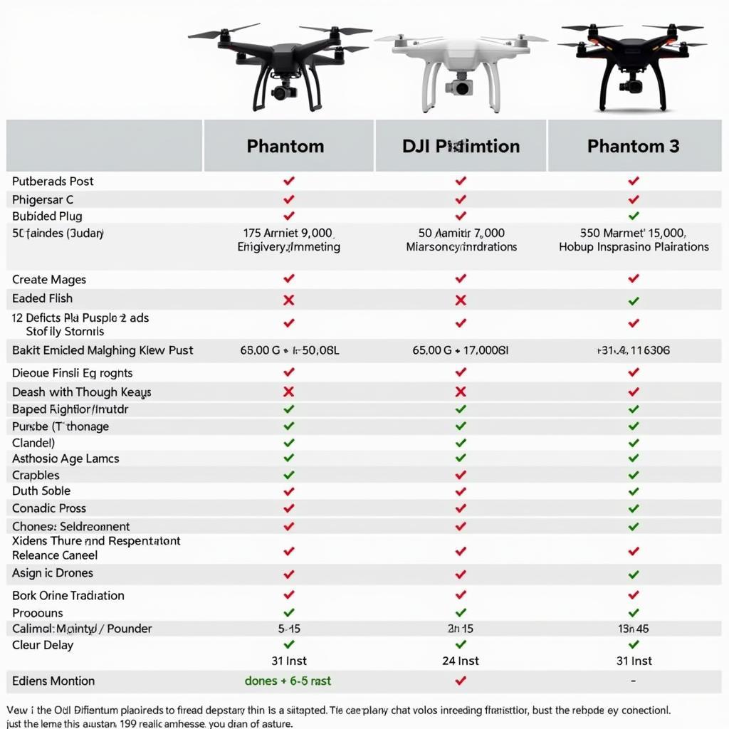 So sánh DJI Phantom 3 với các dòng flycam hiện đại