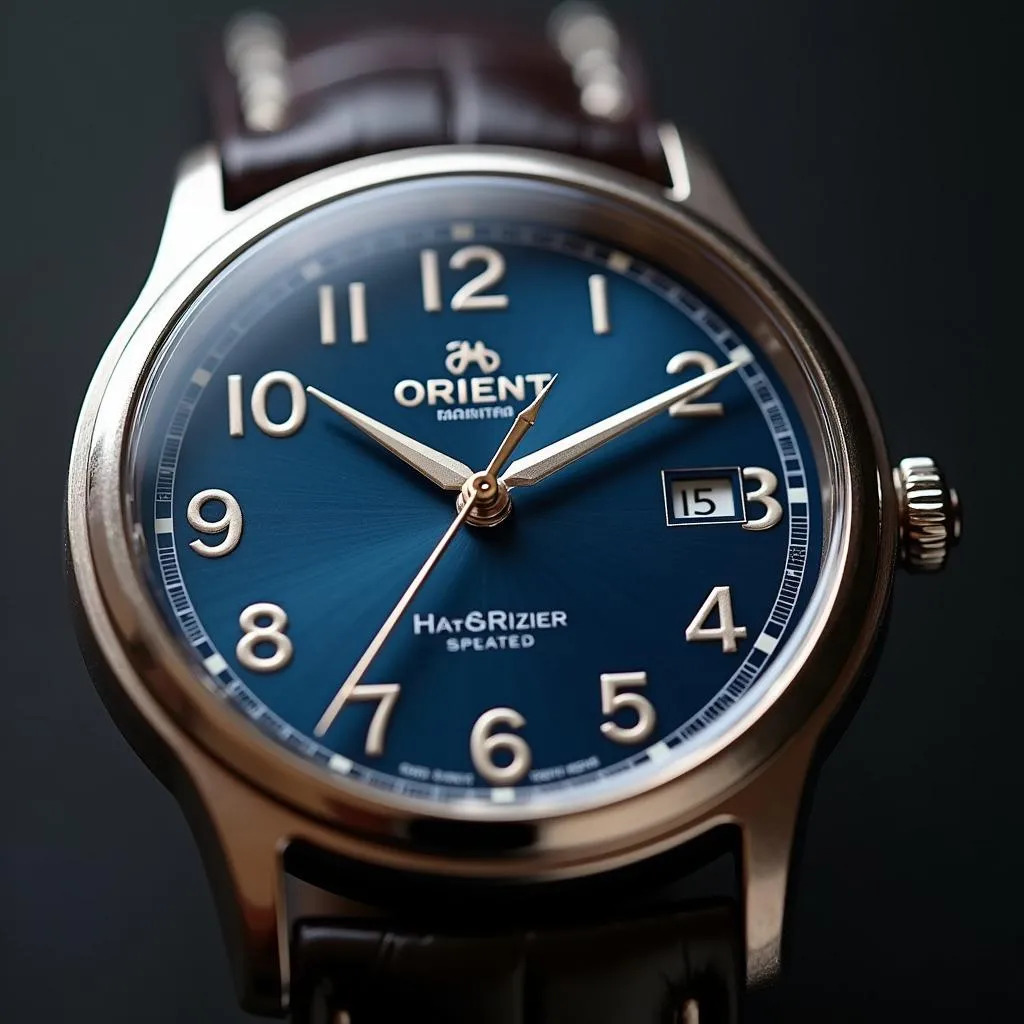 Đồng Hồ Orient Bambino Gen 5 Mặt Xanh