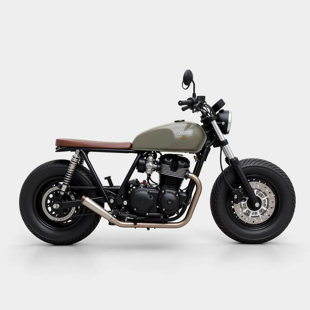 Hình ảnh xe Dream độ phong cách Bobber