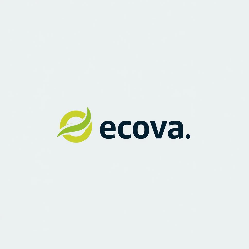 Logo Ecova trên nền trắng