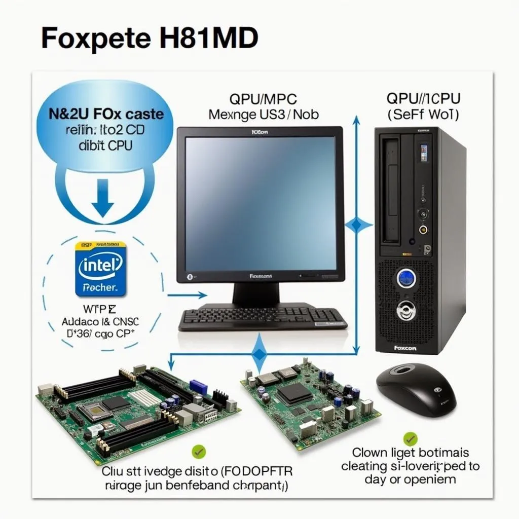 Cấu hình PC văn phòng với mainboard Foxconn H81MD