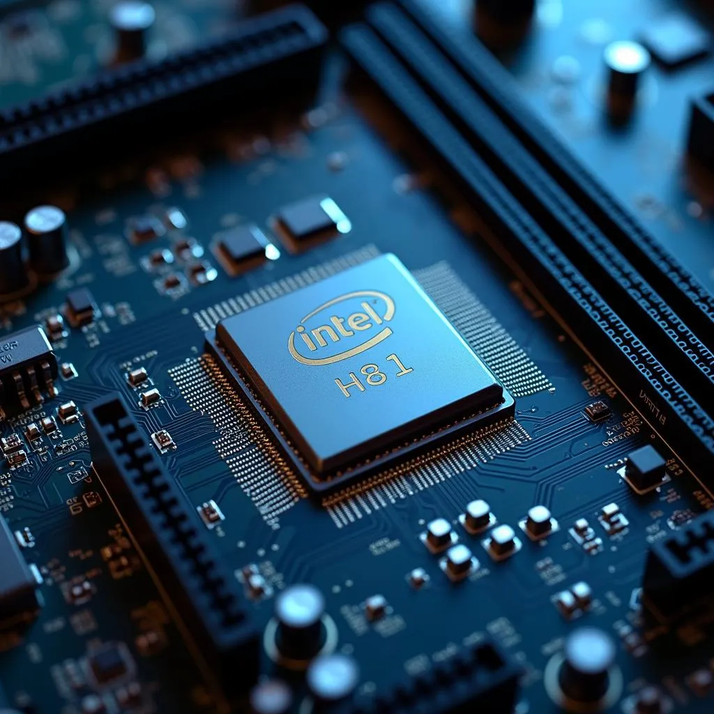 Chipset Intel H81 trên mainboard Foxconn