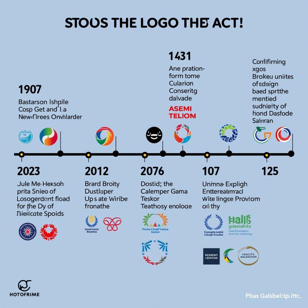 Sự phát triển logo G7 qua các thời kỳ