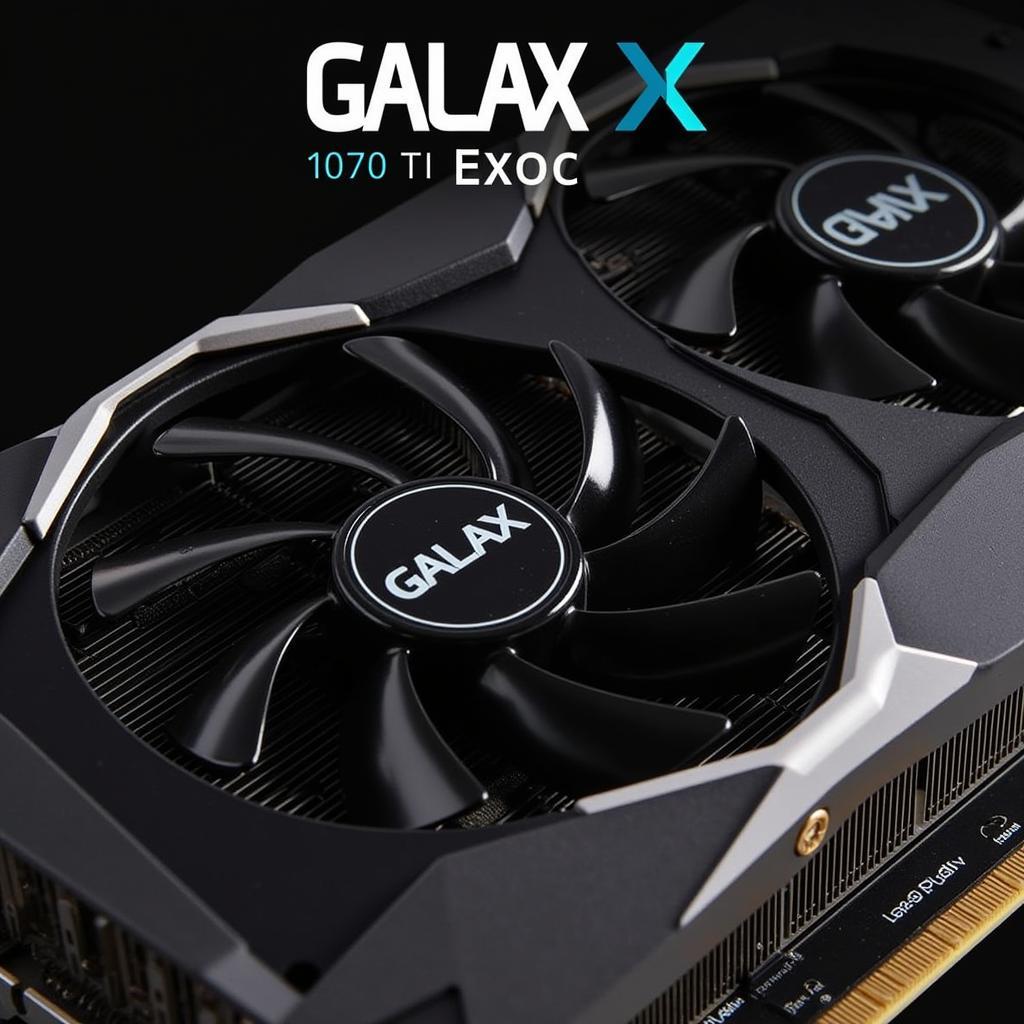 Galax 1070 Ti Exoc design