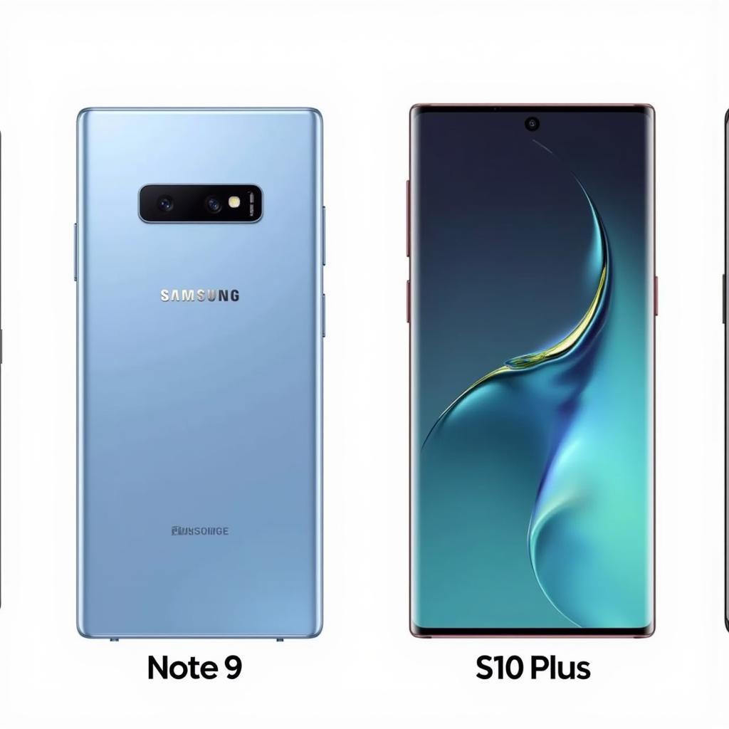 Thiết kế Galaxy Note 9 và S10 Plus