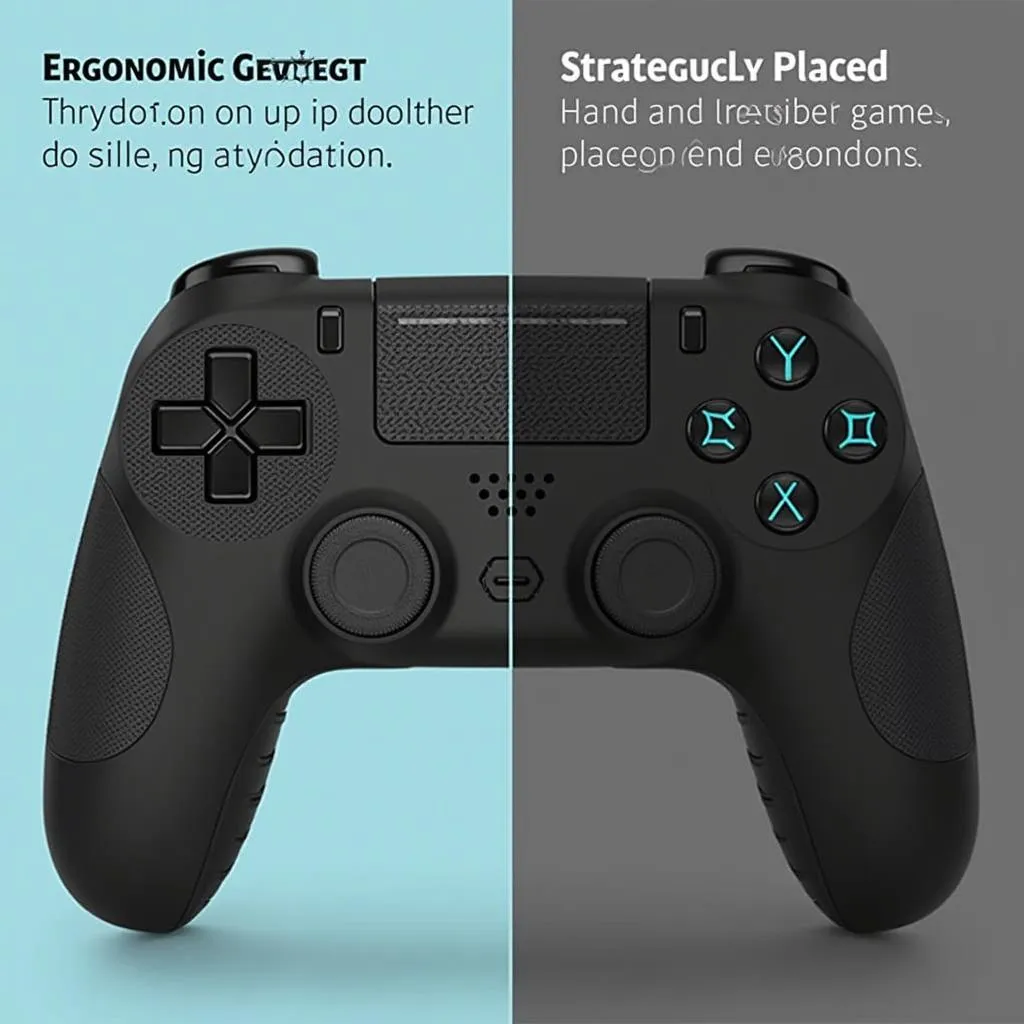 Gamepad Nazar - Thiết kế Ergonomic